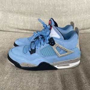 Jordan 4 University Blue Sz 5.5Y Sz 7 Womens